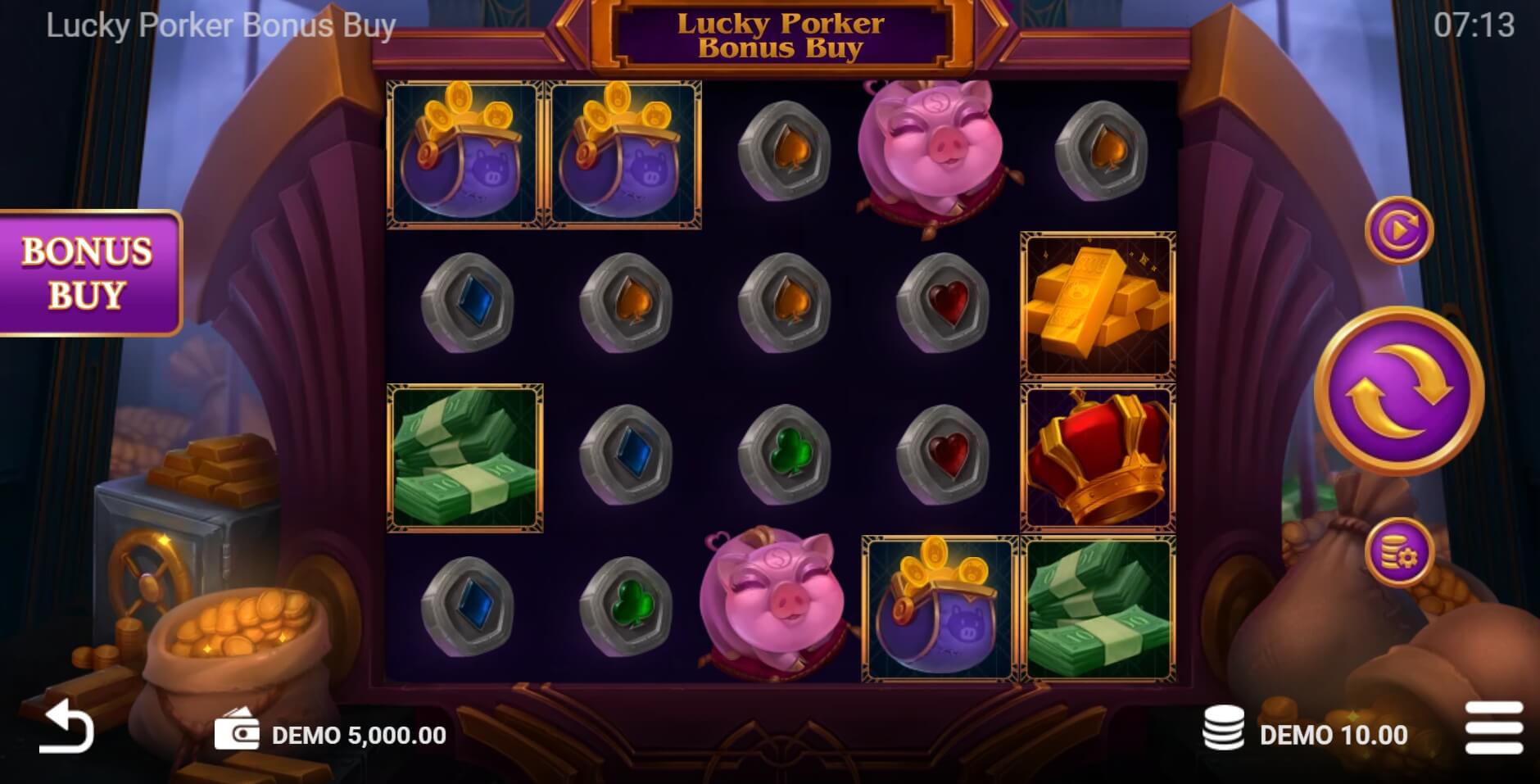 Lucky Porker Bonus Buy Evoplay Superslot เครดิตฟรี