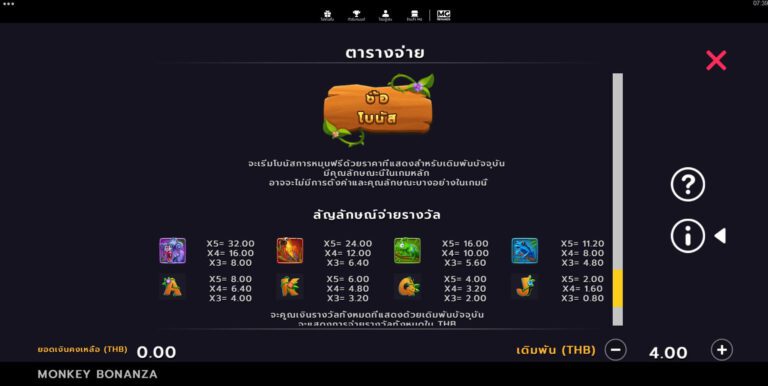 Monkey Bonanza Microgaming ทดลองเล่น Superslot ฟรีเครดิต