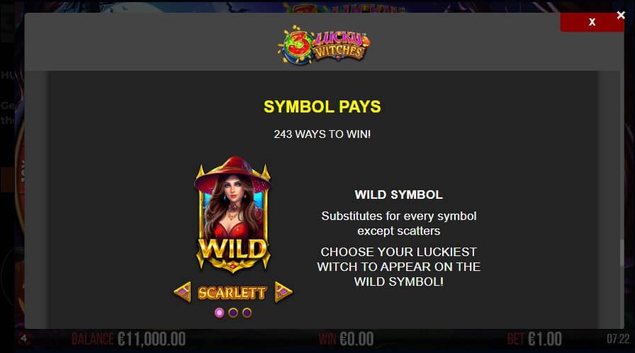 3 Lucky Witches สล็อต Yggdrasil เครดิต ฟรี สมัคร Superslot