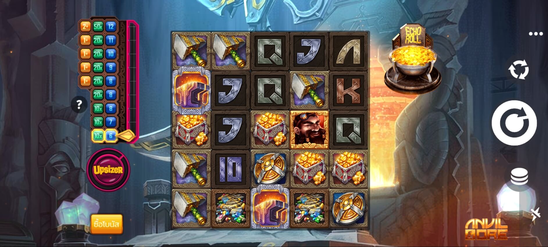 Anvil & Ore Megaways Microgaming ซุปเปอร์ สล็อต 1234