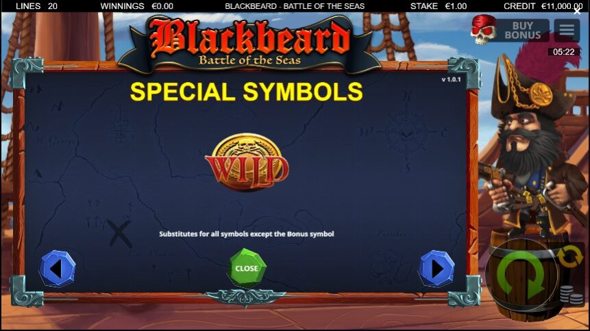 Blackbeard Battle Of The Seas สล็อตค่าย Yggdrasil superslot เครดิตฟรี 50
