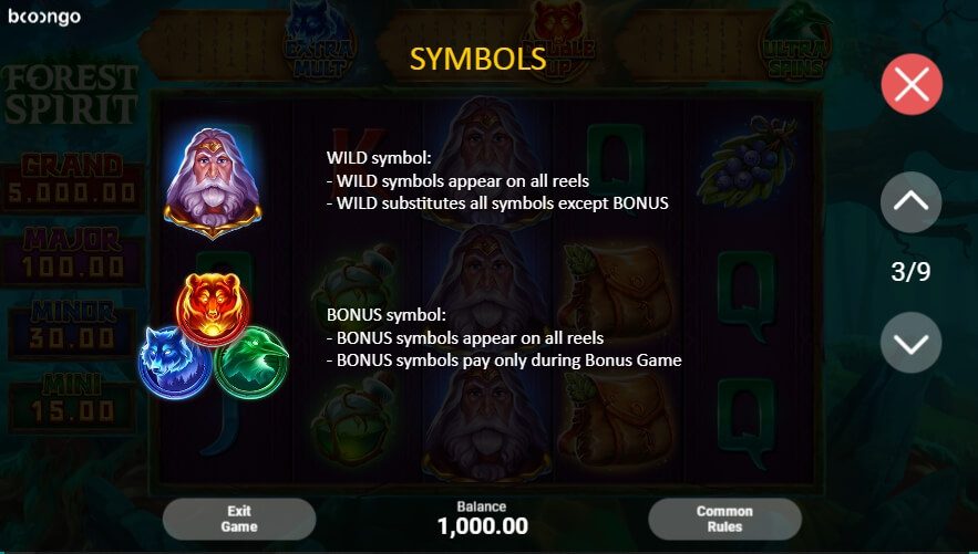 Forest Spirit Boongo Superslot ฟรี 50