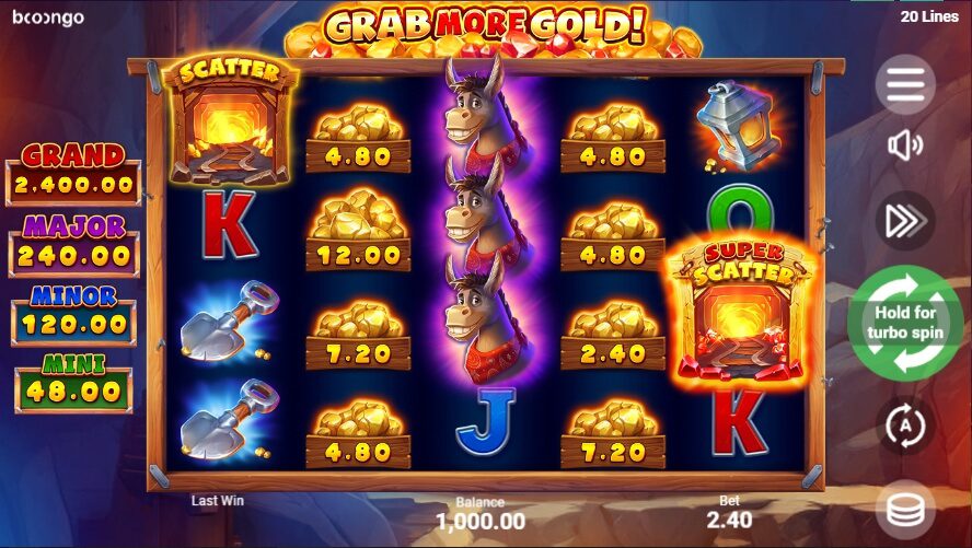 Grab More Gold Boongo Superslot247