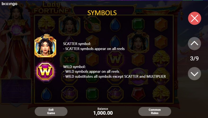 Lady fortune Boongo Superslot ฟรี 50