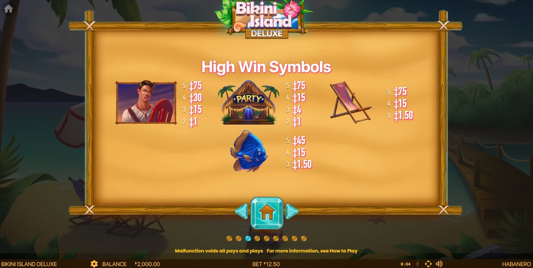 BIKINI ISLAND DELUXE สล็อต Habanero ทดลองเล่น Superslot ฟรีเครดิต