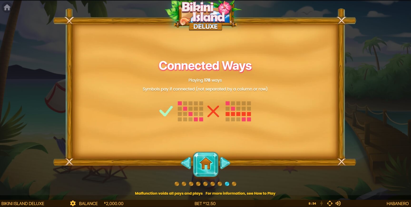 BIKINI ISLAND DELUXE สล็อต Habanero ทางเข้า Superslot Wallet