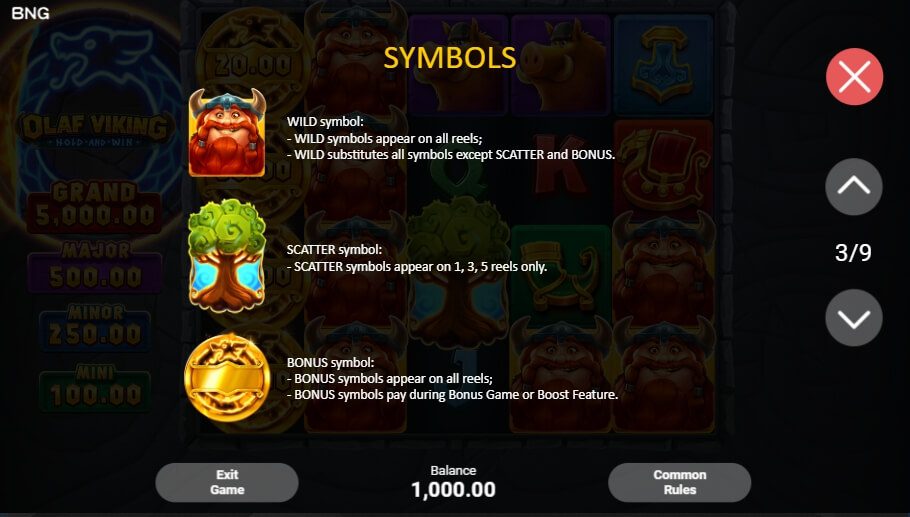 Olaf Viking Boongo Superslot ทดลองเล่น