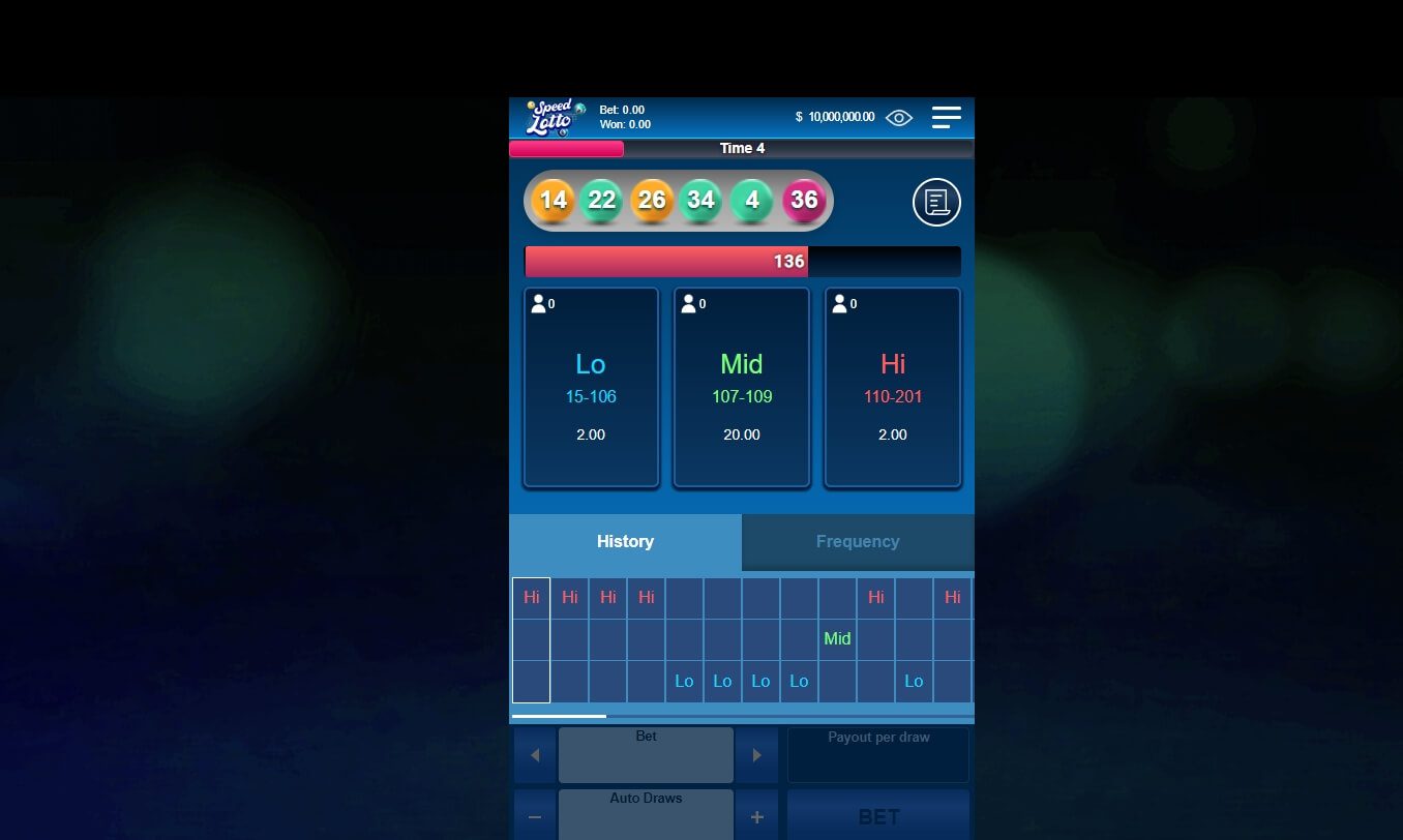 Speed Lotto FUNKY GAMES ค่าย เว็บ Superslot