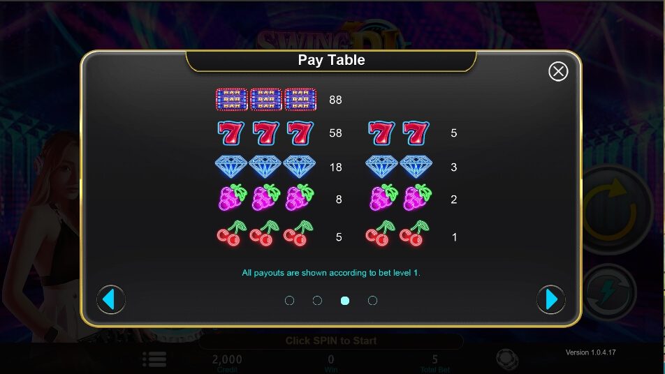 Swing DJ FUNKY GAMES ซุปเปอร์สล็อตเครดิตฟรี Superslot Game