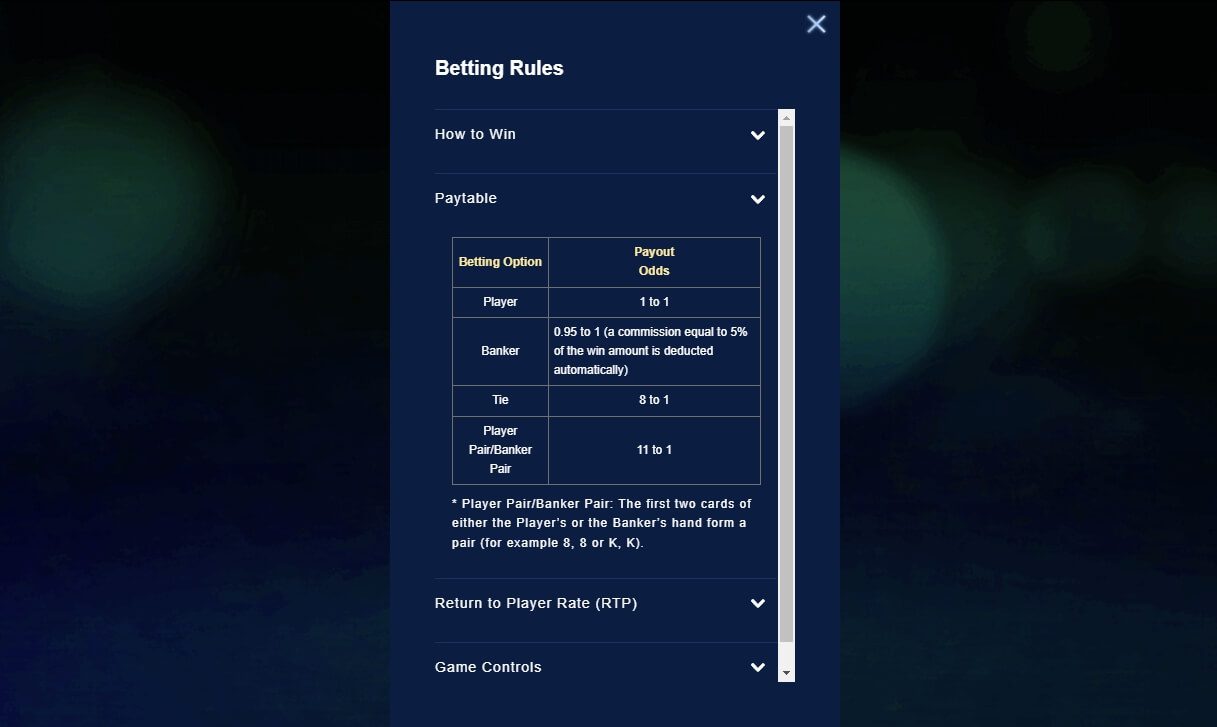 Virtual Baccarat FUNKY GAMES ซุปเปอร์สล็อตเครดิตฟรี Superslot Game