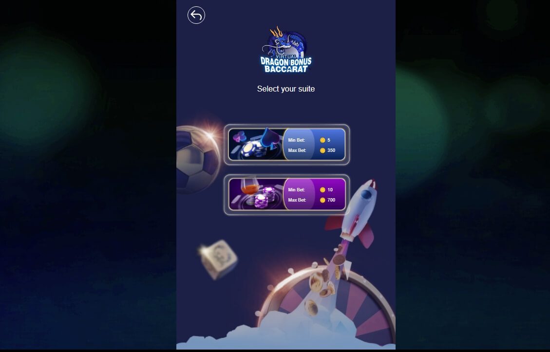 Virtual Dragon Bonus Baccarat FUNKY GAMES ค่ายสล็อต Superslot 777