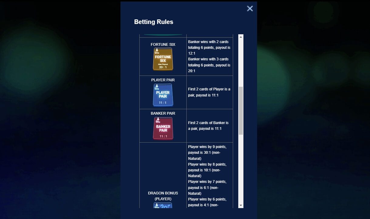 Virtual Dragon Bonus Baccarat FUNKY GAMES ซุปเปอร์สล็อตเครดิตฟรี Superslot Game