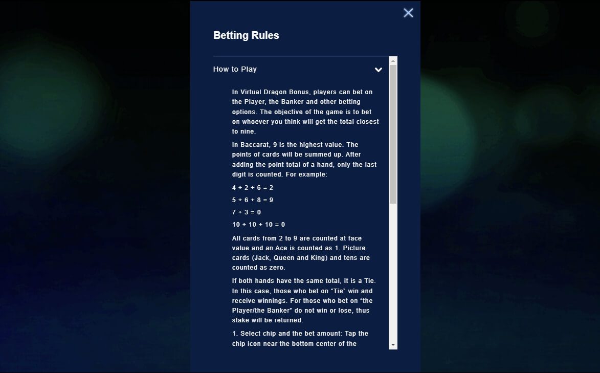 Virtual Dragon Bonus Baccarat FUNKY GAMES ทางเข้าเล่น Ambsuperslot