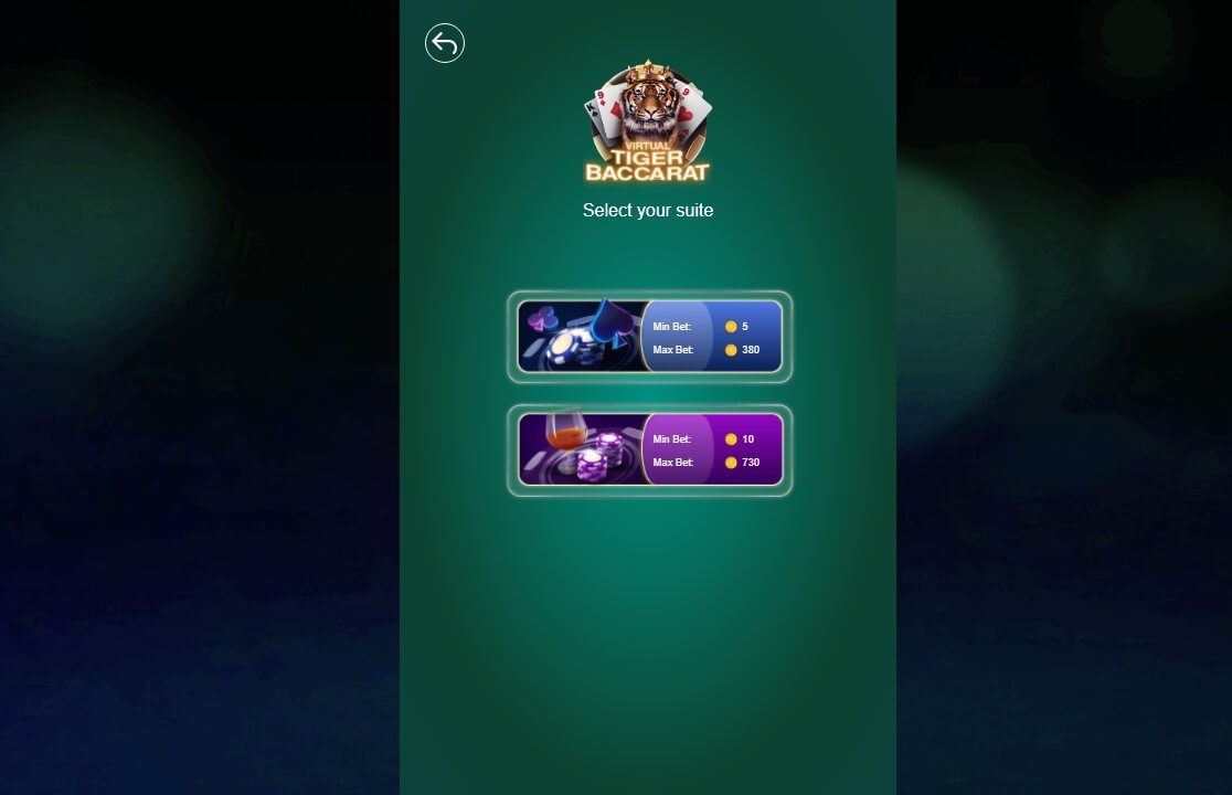 Virtual Tiger Baccarat FUNKY GAMES ค่ายสล็อต Superslot 777