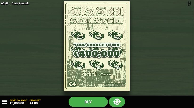 Cash Scratch Hacksaw Gaming ค่ายสล็อต Superslot 777