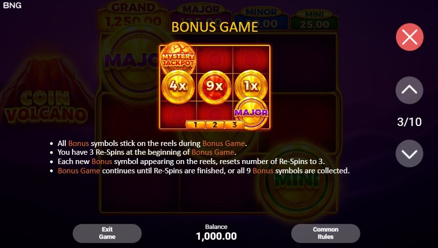 Coin Volcano Boongo Superslot ทดลองเล่น