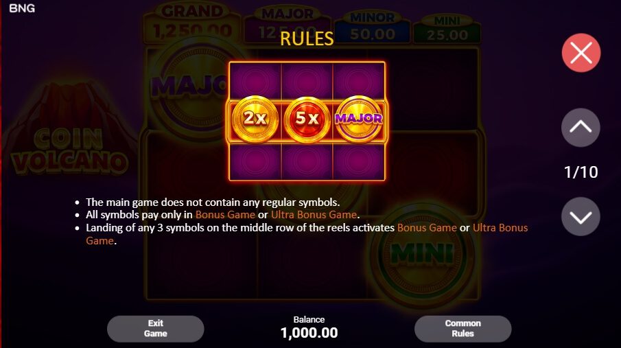 Coin Volcano Boongo Superslot ฟรี 50