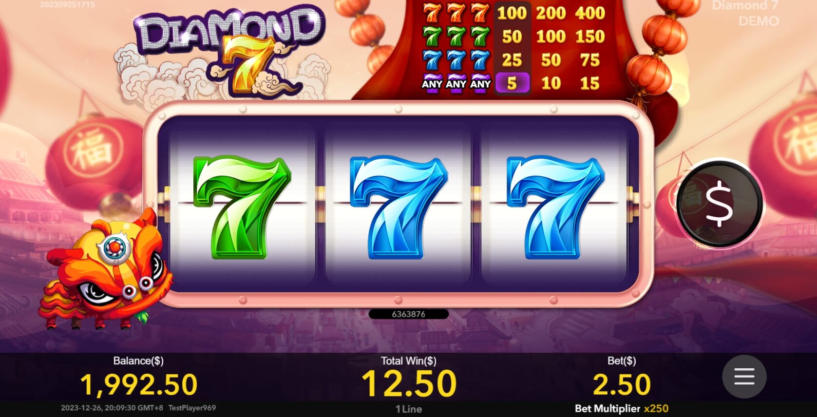 Diamond 7 Nextspin ทดลองเล่น superslot vip