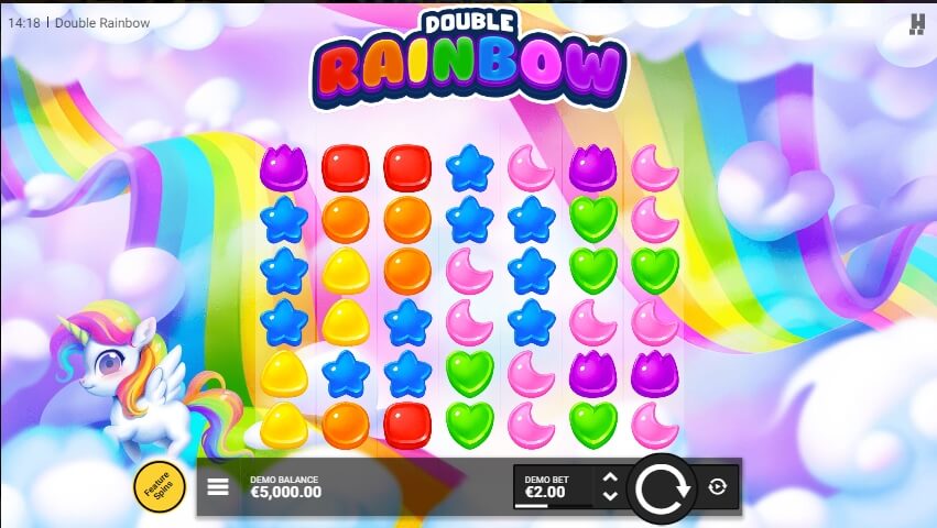 Double Rainbow Hacksaw Gaming ค่ายสล็อต Superslot 777