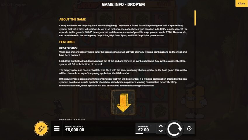 Drop'em Hacksaw Gaming ทางเข้าเล่น Ambsuperslot