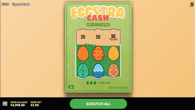Eggstra Cash Hacksaw Gaming แจกฟรีเครดิต Superslot 888