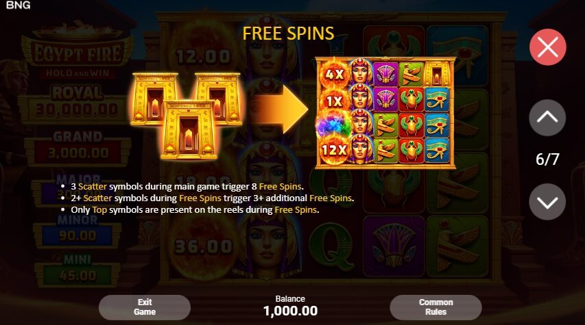 Egypt Fire Boongo Superslot ทดลองเล่น