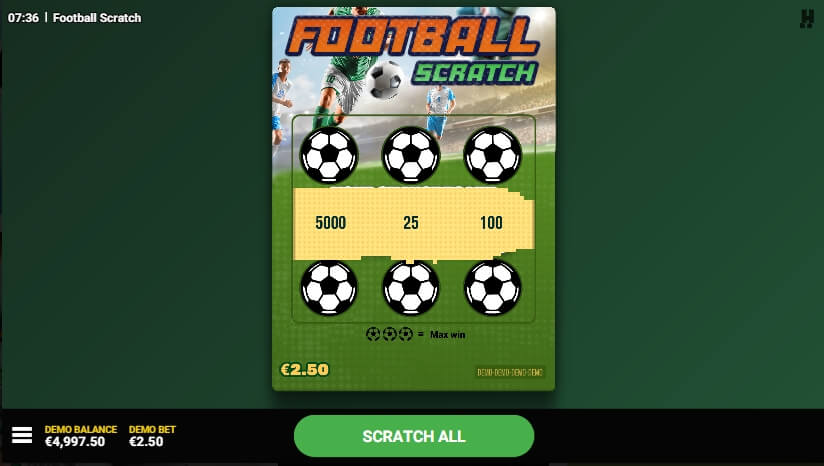 Football Scratch Hacksaw Gaming แจกฟรีเครดิต Superslot 888