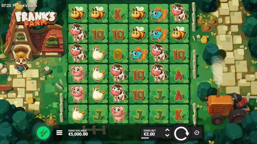 Frank's Farm Hacksaw Gaming แจกฟรีเครดิต Superslot 888