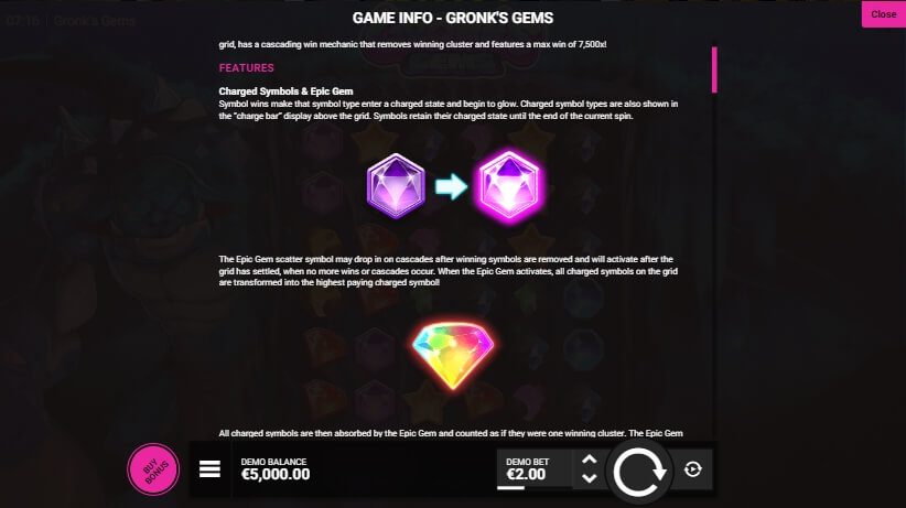 Gronk's Gems Hacksaw Gaming ทางเข้าเล่น Ambsuperslot