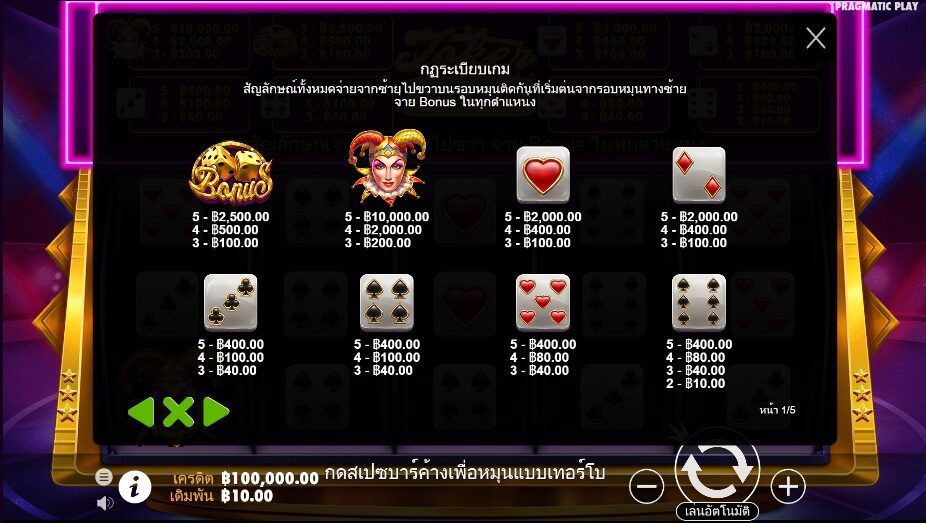 Joker Jewels Dice Powernudge Play ฟรีเครดิต ซุปเปอร์สล็อต