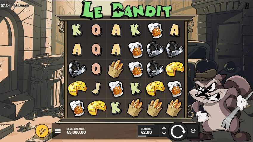 Le Bandit Hacksaw Gaming แจกฟรีเครดิต Superslot 888