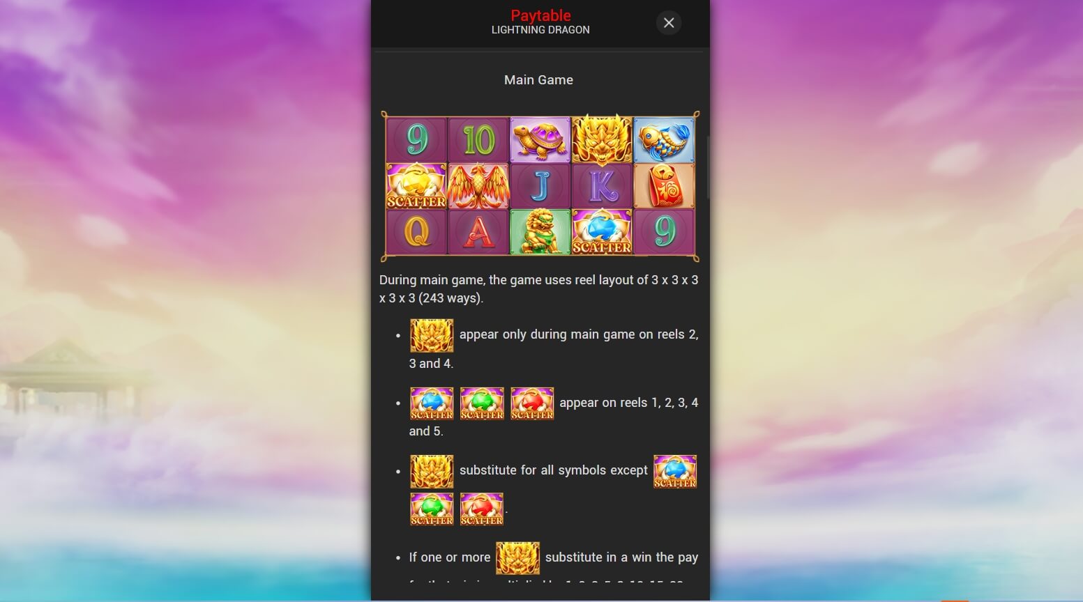 Lighting Dragon Nextspin ทดลองเล่น superslot vip