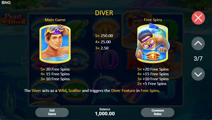 Pearl Diver Boongo Superslot ฟรี 50