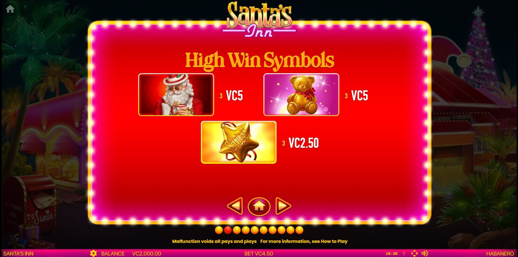 SANTA'S INN สล็อต Habanero ทดลองเล่น Superslot ฟรีเครดิต
