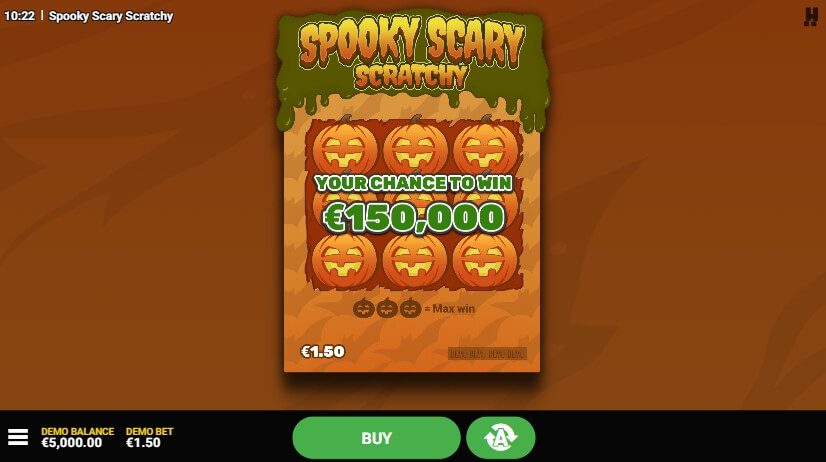 Spooky Scary Scratchy Hacksaw Gaming ค่ายสล็อต Superslot 777