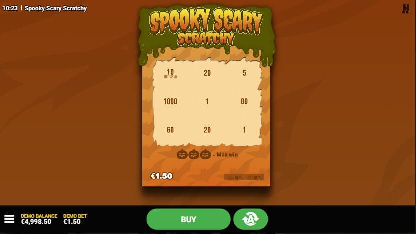Spooky Scary Scratchy Hacksaw Gaming ทางเข้าเล่น Ambsuperslot