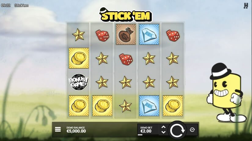 Stick'EM Hacksaw Gaming ค่ายสล็อต Superslot 777