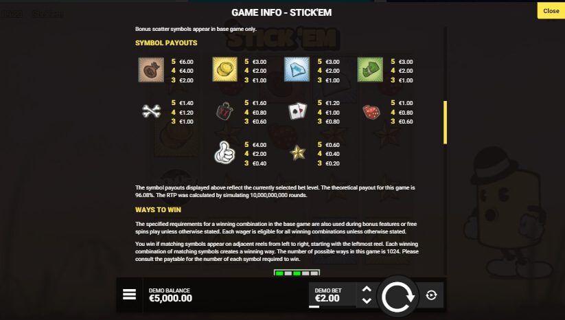 Stick'EM Hacksaw Gaming ซุปเปอร์สล็อตเครดิตฟรี Superslot Game