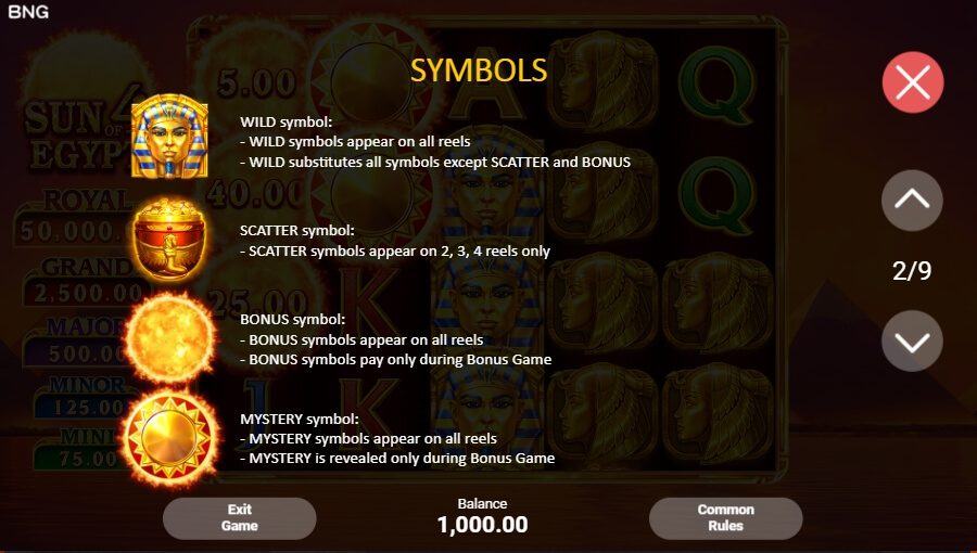 Sun Of Egypt 4 Hold and Win Boongo Superslot ทดลองเล่น