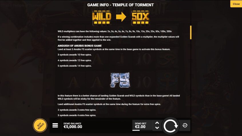 Temple of Torment Hacksaw Gaming ซุปเปอร์สล็อตเครดิตฟรี Superslot Game