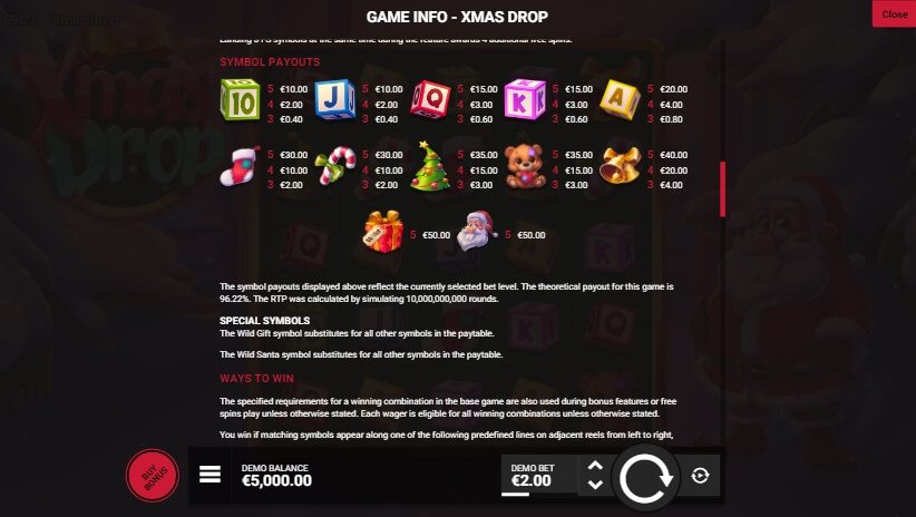 Xmas Drop Hacksaw Gaming ซุปเปอร์สล็อตเครดิตฟรี Superslot Game