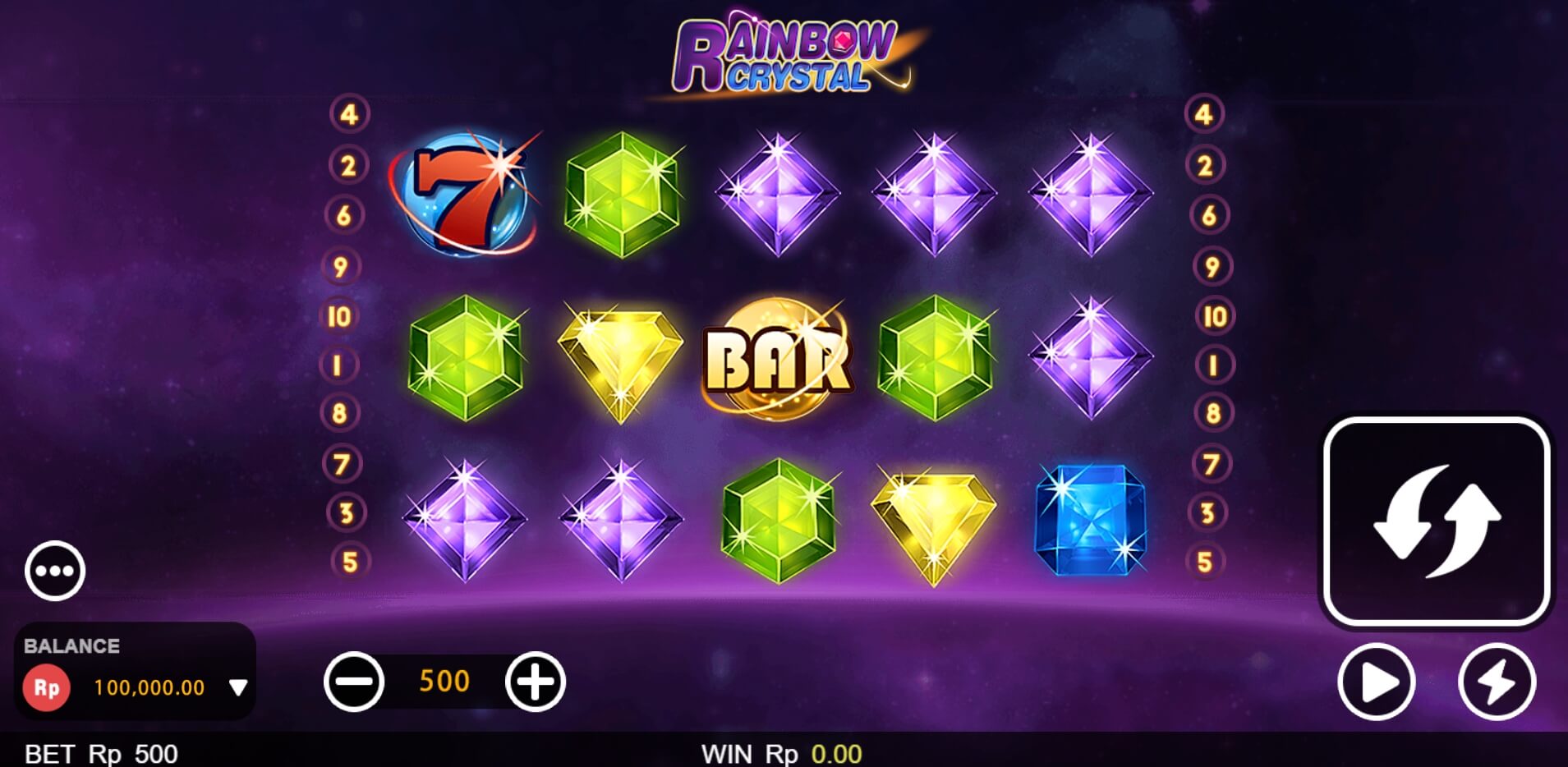 Rainbow Crystal BoleBit superslot เครดิตฟรี 50