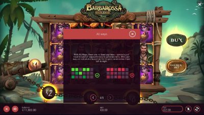 Barbarossa DoubleMax สล็อตค่าย Yggdrasil game