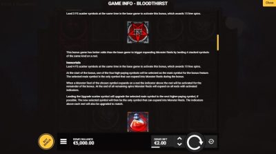 Bloodthirst Hacksaw Gaming ซุปเปอร์สล็อตเครดิตฟรี Superslot Game Bloodthirst Hacksaw Gaming ซุปเปอร์สล็อตเครดิตฟรี Superslot Game