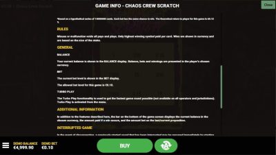 Chaos Crew Scratch Hacksaw Gaming superslot เครดิตฟรี 50 ล่าสุด