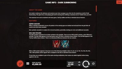 Dark Summoning Hacksaw Gaming ทางเข้าเล่น Ambsuperslot