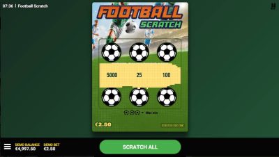 Football Scratch Hacksaw Gaming แจกฟรีเครดิต Superslot 888