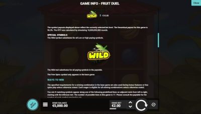 Fruit Duel Hacksaw Gaming ซุปเปอร์สล็อตเครดิตฟรี Superslot Game