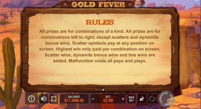 Gold Fever สล็อตค่าย Yggdrasil game