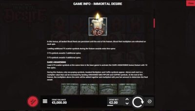 Immortal Desire Hacksaw Gaming ซุปเปอร์สล็อตเครดิตฟรี Superslot Game